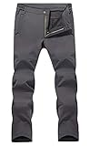 Snow Pants for Men Windproof Pants Men Fleece-Lined Pants Waterproof Pants Hiking Ski Pants Outdoor...