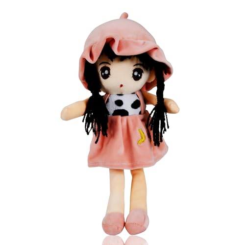 Image of Fun4you Candy Anushka Doll Princess (35 cm) Multicolour Stuffed Soft Doll for Girls | Adorable Plush Toy | Perfect Cuddly Companion for Kids | Ideal Gift for Birthdays and Special Occasions (Pink)