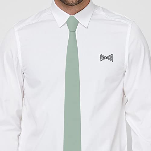 Image of Men's Oxford Matt Neckties Solid Color for Adults Tuxedo Classic Design, by Bow Tie Hosue