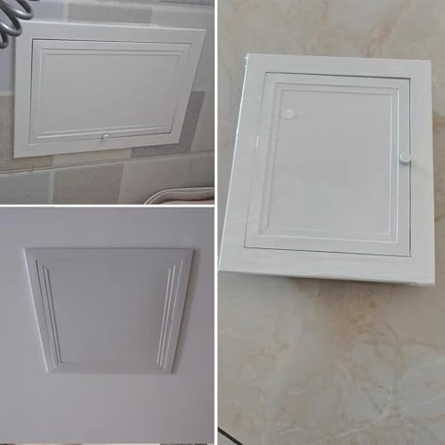 Duży panel dostępu z uchwytem, panel inspekcyjny, panel płyt kartonowo-gipsowych, kable garażowe, osłona panelu elektrycznego, drzwi wejściowe, łatwy w instalacji, 55 x 55 cm