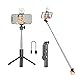 Produktbild GRIFEMA GB1003-1 Selfie-Stick, ausziehbarer Selfie-Stick mit Fülllicht Abnehmbarer kabelloser Bluetooth-Ständer Selfie-Stick, kompatibel mit iPhone, Sumsung Galaxy, Huawei und mehr
