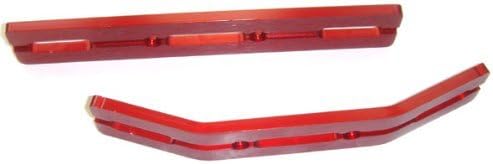 Revo 2.5 or 3.3 and E Revo Red Anodized Bumper Set New Includes a Free Set of Silver Dual Rate Springs …
