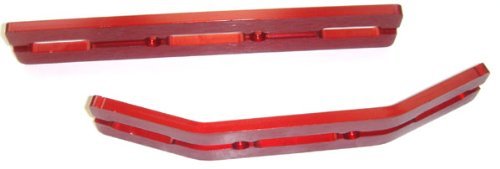 Revo 2.5 or 3.3 and E Revo Red Anodized Bumper Set New Includes a Free Set of Silver Dual Rate Springs …