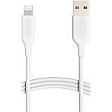 Amazonベーシック USB-A -ライトニングケーブル iPhone充電 Apple MFi認証 iPhone 13/13 Pro/12/SE(第2世代)/iPad 各種対応(ホワイト 1.8m)