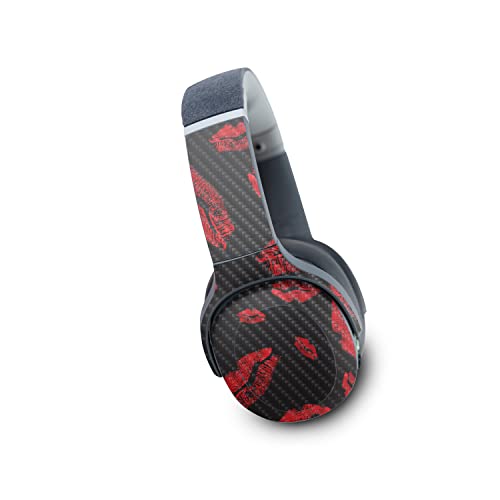 Image of MightySkins Carbon Fiber Skin Compatible with Skullcandy Crusher Evo Wireless - Kiss Me | Protective, Durable Textured Carbon Fiber Finish | Easy to Apply | Made in The USA