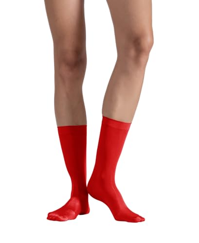 LECHERY Lustrous Silky Shiny Sheer Dress Socks, Stockings For Women, 2-Pack2