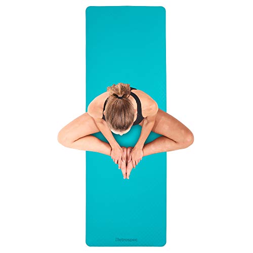 image for Retrospec Zuma Yoga Mat w/Nylon Strap for Men & Women - Non Slip Excer