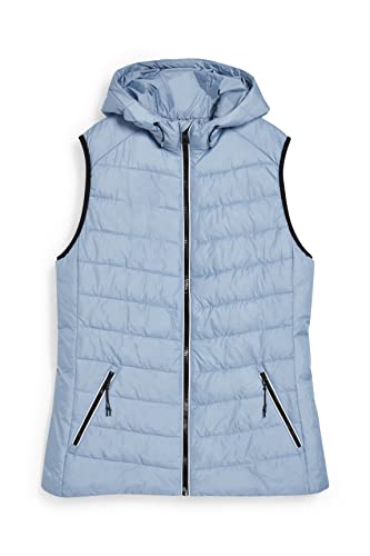 C&A Damen Steppweste Regular Fit Polyester|Nylon hellblau 58
