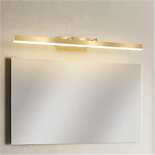 Plafond d'éclairage pendentif doré pour miroir de maquillage de villa