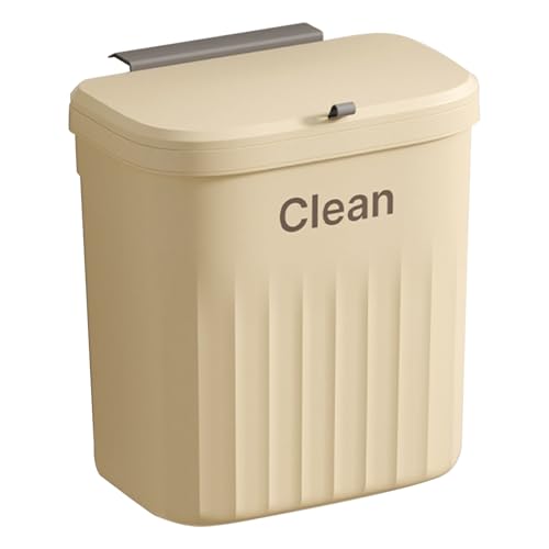Caneca de basura cuadrada plástica con tapa blanca miniatura 2