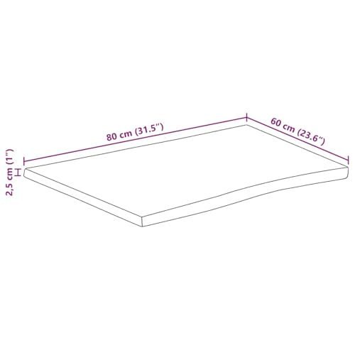 Plateau en bois massif de mangue pour fabriquer une table stable