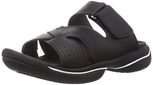 [リゲッタ] サンダル JPR-013 メンズ スライドサンダル クロスベルト オープントゥ 歩きやすい 履きやすい 疲れにくい コンフォート 日本製 ブラック 25.0~25.5 cm 3E