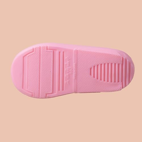 IWIHMIV Kids Rain Boot Little Girls Rain Boots Boys Drawstring Rubber Rain Boots with Easy on2