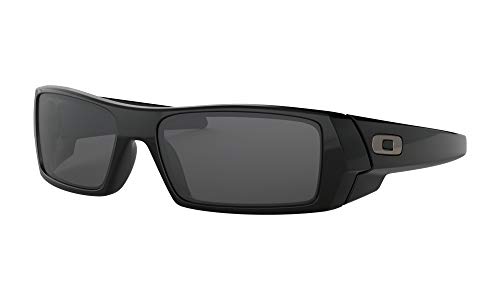Oakley Gascan Sunglasses 03-471 Polished Black with Grey Lens 60mm