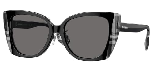 BURBERRY Sunglasses BE 4393 F 405181 Meryl Black/Check White Black