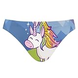 Men Sexy Bikini Swimsuit Swimwear Cute Unicorn Pattern Anime Briefs L 2030881