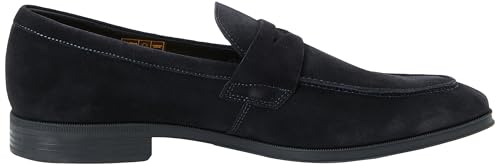 BOSS Men's Modern Loafer, Dark Blue, 6.54