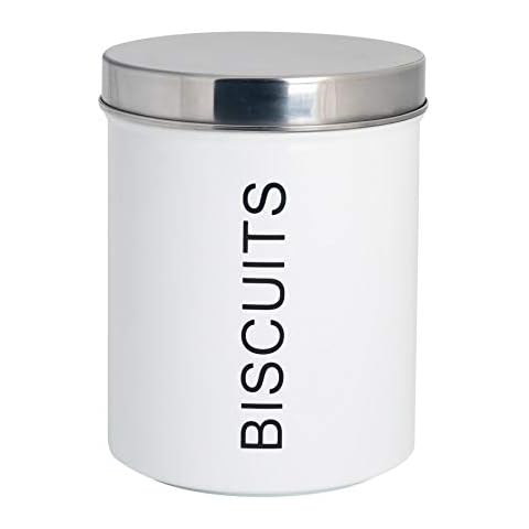 Harbour Housewares Moderne Keksdose - Stahl Küche Lagerung Caddy Cover