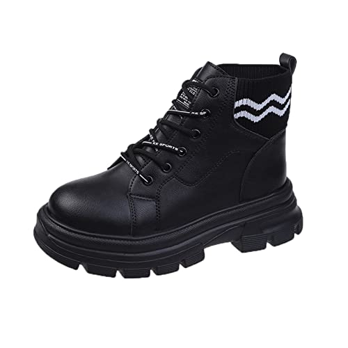 Bottes de cheville pour femme et chaussures d'hiver décontractées style chic
