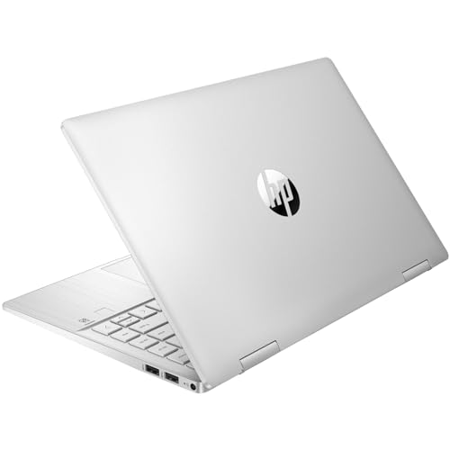Image of HP 2022 Newest Pavilion x360 2-in-1 Laptop, 12th Gen Intel 10-Core i5-1235U up to 4.4GHz, 14 inch FHD Touchscreen, 8GB DDR4 RAM 1TB PCIe SSD, Backlit KB, Fingerprint, Windows 11, broag 64GB Flash Stylus