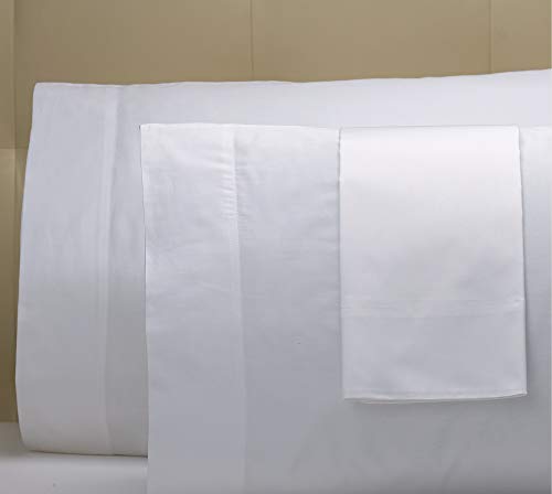 Sheraton Signature Pillowcases - Versatile 300 Thread Count Cotton Blend Pillow Covers - White - Set Of 2 - King (21" X 36") #TOP24