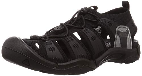Keen Mens Evofit 1 Textile Synthetic Triple Black Sandals 9 Us #TOP24