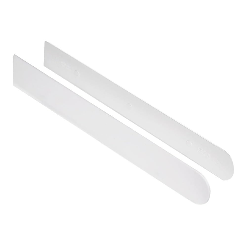 Virtual Plastics White Window Sill Capping Board - Bullnose Window Board Sill Cover - Plastic Window Cill Cover - 1.25 Metre Length (Long End Caps Pair)