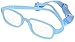 Amblyo-Specs Eye Glass Frames for Kids, Flexible, Prescription Glasses 45-16-120 (Aqua Blue)- Includes strap!