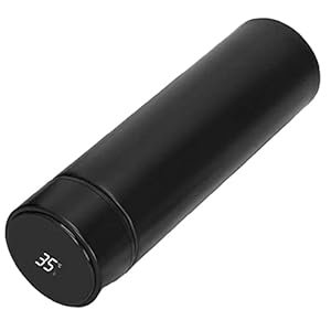 Slimme thermosfles, 500 ml met LED-temperatuurdisplay, vacuümwaterbeker, slimme elektronica