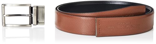 Image of Peter England Men's Reversible Leather Belt & Leather Wallet Combo - Premium Set