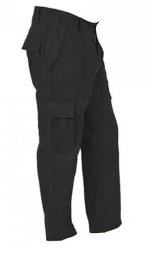 Himalayan Bullet Men's Combat Multi-Pocket Work Trousers (Black, 38-29)