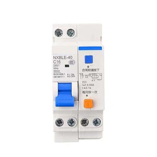 Disjoncteur différentiel RCBO NXBLE-40 1P+N 20A pour protection circuit