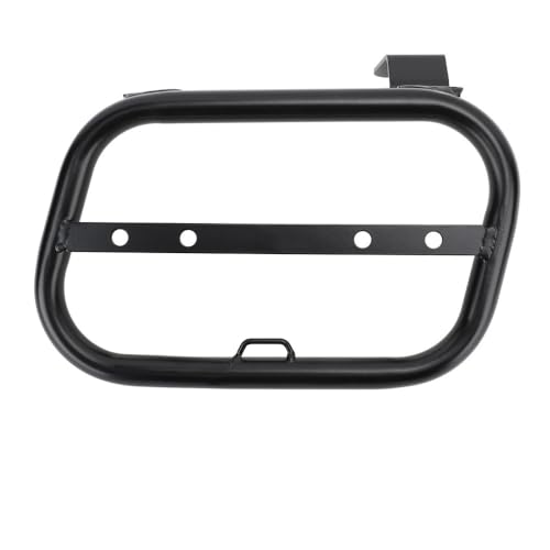 Porte-bagages moto en tuyau en fer 16mm robuste avec montage latéral de précision
