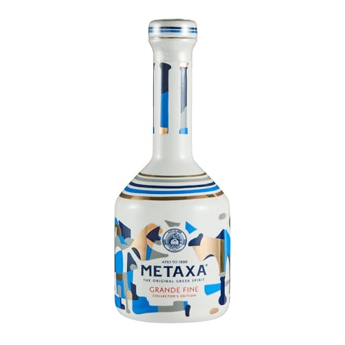 Metaxa GRANDE FINE Collector's Edition Keramikflasche 40% Vol. 0,7l in Geschenkbox