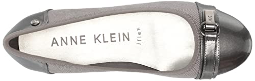 Anne Klein Women’s Able Comfortable Ballet Flat, Grey, 9 M Us #TOP4