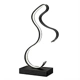 - La lámpara de mesa tiene un diseño minimalista y moderno, diseñado con una pantalla acrílica y chips LED calificados, que se adapta a cualquier hogar o apartamento, ofreciendo un toque final exquisito.