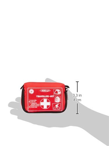 Ora-Tec Wundmed Erste Hilfe Set 32-teilig in praktische Etui mit Gürtelschlaufe, Mit Schere,