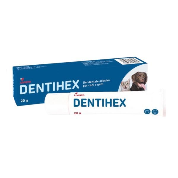 LIVISTO | Dentihex 20 gr, gel dentale adesivo per cani e gatti