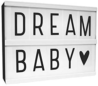 A Little Lovely Company Lightbox Letter Set, White, Large