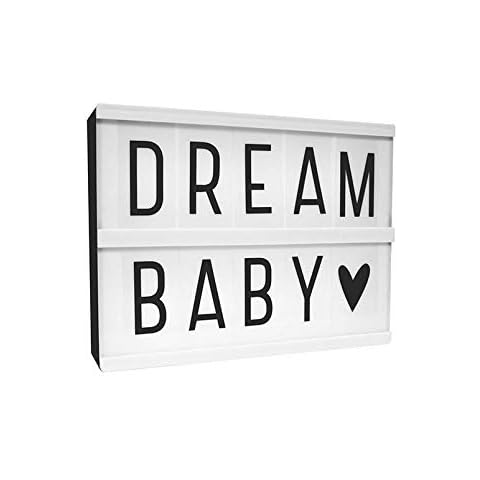 A Little Lovely Company Lightbox Letter Set, White, Large Cover