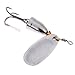 KAHDGSS Spinner Fishing Lures with Triple Hook Metal Lures Hard Metal Spinner Baits Fishing Accessories for Freshwater