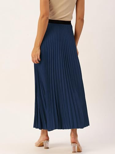 Image of OTABU | Women Accordian Pleat Maxi Flared Skirt