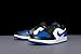 Jordan Mens Air 1 Low Royal Toe - White/Royal Blue/Black/White - Size 10.5