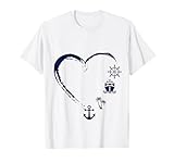Preppy Nautical Anchor Gifts for Sailors Boaters & Yachting T-Shirt