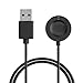 kwmobile USB Kabel Charger kompatibel mit Fossil Gen 6 5 4 Smartwatch/Skagen Falster 2 Ladekabel - Smart Watch Ersatzkabel - Fitnesstracker Aufladekabel in Schwarz