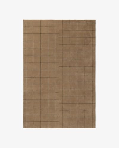 Hand Tufted Wool Area Rug – GRID Collection – Modern