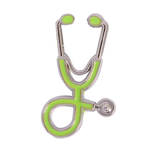 KIXZSAZ Broches Stéthoscope Broches Mode Infirmière Médecin Bijoux Objets De Collection Denim Col Revers Vêtements Chemise Sac Vestes, xz1504