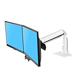 F27 10"-27" Monitorständer mit Gasdruckfeder für LCD-Monitore, Desktop-TV-Halterung, 360° drehbar, 6-12 kg