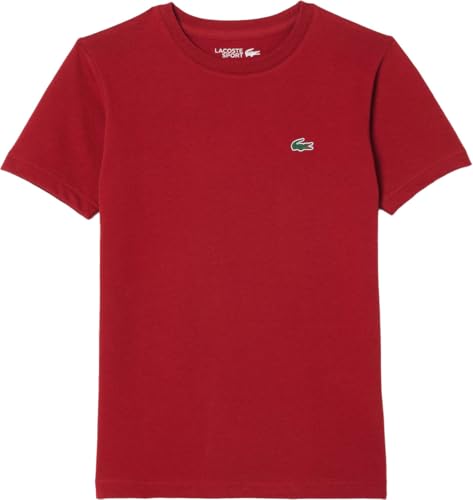 Lacoste Children's Sport Ultra Dry Jersey T-Shirt, Bordeaux, 4 Years