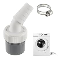 Waschmaschine Abfluss Adapter,Waschmaschinenanschluss,Waschmaschinenanschluss Adapter,Abfluss Waschmaschine,1 1/4 Zoll Waschmaschinenanschluss,Für Rohr Ø40 Mm, Eingang Ø18-24 Mm Mit Schlauchschelle